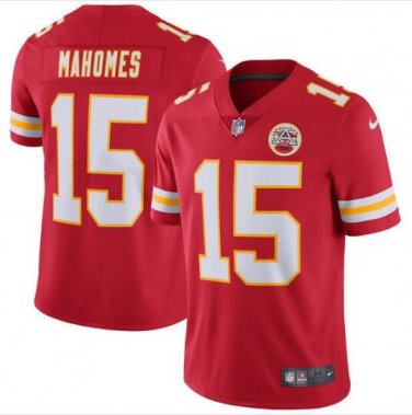Patrick Mahomes #15 Kansas City Chiefs Limited Jersey Men's Red Size S