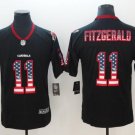 Larry Fitzgerald #11 Arizona Cardinals Limited Player Jersey Men's Black National Flag