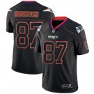 Rob Gronkowski #87 New England Patriots Limited Player Jersey Men's Black Shadow Size L