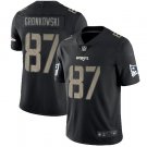 Rob Gronkowski #87 New England Patriots Limited Player Jersey Men's Black Hyphenation Size S