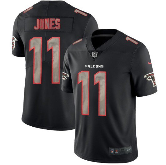 Julio Jones #11 Atlanta Falcons Limited Player Jersey Men's Black ...