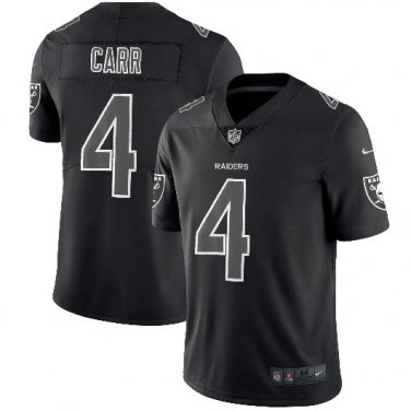 Derek Carr #4 Oakland Raiders Limited Player Jersey Men's Black Hyphenation Size XXXL
