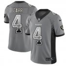 Derek Carr #4 Oakland Raiders Limited Player Jersey Men's Gray Drift Size S