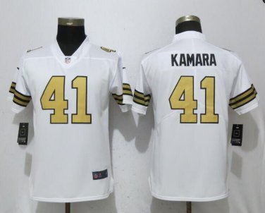 Alvin Kamara #41 New Orleans Saints Limited Player Jersey Women's White