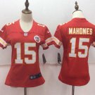 Patrick Mahomes #15 Kansas City Chiefs Limited Player Jersey Women's Red Size M