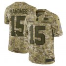 Patrick Mahomes #15 Kansas City Chiefs Salute to Service Limited Jersey Men's Camo Size L