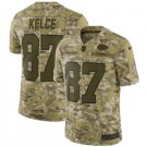 Travis Kelce #87 Kansas City Chiefs Salute to Service Limited Jersey Men's Camo Size XL