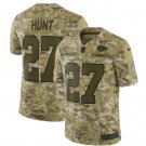 Kareem Hunt #27 Kansas City Chiefs Salute to Service Limited Jersey Men's Camo Size XXL