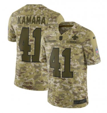 Alvin Kamara #41 New Orleans Saints Salute to Service Limited Jersey Men's Camo Size XXXL