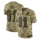 Fletcher Cox #91 Philadelphia Eagles Salute to Service Limited Jersey Men's Camo Size M