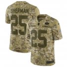 Richard Sherman #25 San Francisco 49ers Salute to Service Limited Jersey Men's Camo Size XXXL
