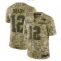 Tom Brady #12 New England Patriots Salute to Service Limited Jersey Men's Camo Size XXL