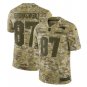 Rob Gronkowski #87 New England Patriots Salute to Service Limited Jersey Men's Camo Size L