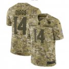 Stefon Diggs #14 Minnesota Vikings Salute to Service Limited Jersey Men's Camo Size M