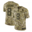 Kirk Cousins #8 Minnesota Vikings Salute to Service Limited Jersey Men's Camo Size S