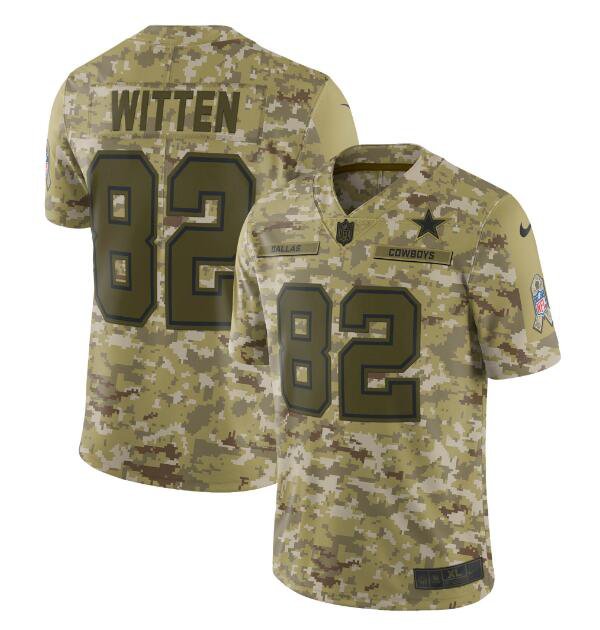 Jason Witten #82 Dallas Cowboys Salute to Service Limited Jersey Men's ...