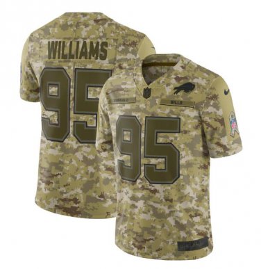 Kyle Williams #95 Buffalo Bills Salute to Service Limited Jersey Men's Camo Size L