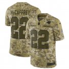 Christian McCaffrey #22 Carolina Panthers Salute to Service Limited Jersey Men's Camo Size L