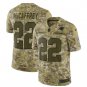 Christian McCaffrey #22 Carolina Panthers Salute to Service Limited Jersey Men's Camo Size L
