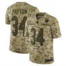 Walter Payton #34 Chicago Bears Salute to Service Limited Jersey Men's Camo Size L