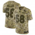 Von Miller #58 Denver Broncos Salute to Service Limited Jersey Men's Camo Size M