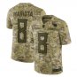 Marcus Mariota #8 Tennessee Titans Salute to Service Limited Jersey Men's Camo Size L