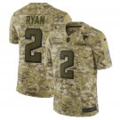 Matt Ryan #2 Atlanta Falcons Salute to Service Limited Jersey Men's Camo Size S