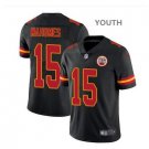 Patrick Mahomes #15 Kansas City Chiefs Limited Player Jersey Youth Black Size M