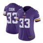 Dalvin Cook #33 Minnesota Vikings Limited Player Jersey Women's Purple Size XXL