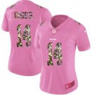 Stefon Diggs #14 Minnesota Vikings Limited Player Jersey Women's Pink Size XL