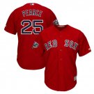 Steve Pearce #25 Boston Red Sox 2018 World Series Cool Base Player Men's Jersey Scarlet Size XL