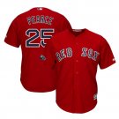 Steve Pearce #25 Boston Red Sox 2018 Postseason Cool Base Player Men's Jersey Scarlet Size L