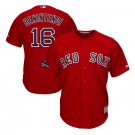 Andrew Benintendi #16 Boston Red Sox 2018 World Series Champions Player Men's Jersey Scarlet Size L