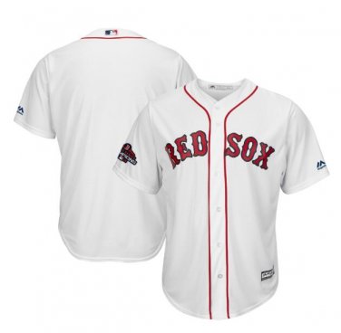 Boston Red Sox 2018 World Series Champions Player Men's Jersey White Size XL