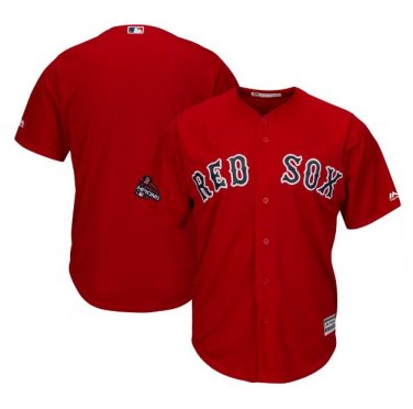 Boston Red Sox 2018 World Series Champions Player Men's Jersey Scarlet Size XXXL