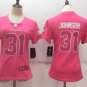 David Johnson #31 Arizona Cardinals Limited Player Jersey Women's Pink Size L