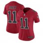 Julio Jones #11 Atlanta Falcons Limited Player Jersey Women's Red Size XL