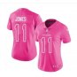 Julio Jones #11 Atlanta Falcons Limited Player Jersey Women's Pink Size XL