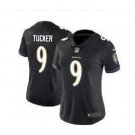 Justin Tucker #9 Baltimore Ravens Limited Player Jersey Women's Black Size XL