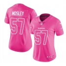 C.J. Mosley #57 Baltimore Ravens Limited Player Jersey Women's Pink Size L