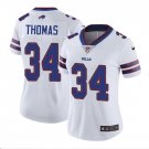 Thurman Thomas #34 Buffalo Bills Limited Player Jersey Women's White Size M