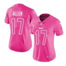 Josh Allen #17 Buffalo Bills Limited Player Jersey Women's Pink Size XL