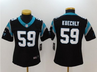 Luke Kuechly #59 Carolina Panthers Limited Player Jersey Women's Black Size M