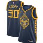 Stephen Curry #30 Golden State Warriors 2018/19 Swingman Men's Jersey City Edition Navy Size S