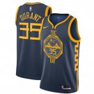 Kevin Durant #35 Golden State Warriors 2018/19 Swingman Men's Jersey City Edition Navy Size S