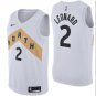 Kawhi Leonard #2 Toronto Raptors 2018/19 Swingman Men's Jersey City Edition White Size M