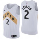 Kawhi Leonard #2 Toronto Raptors 2018/19 Swingman Men's Jersey City Edition White Size L