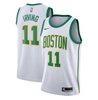 Kyrie Irving #11 Boston Celtics 2018/19 Swingman Men's Jersey City Edition White Size S