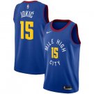 Nikola Jokic #15 Denver Nuggets Swingman Men's Jersey Statement Edition Blue Size XXL