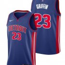Blake Griffin #23 Detroit Pistons Swingman Men's Jersey Blue Icon Edition Size L